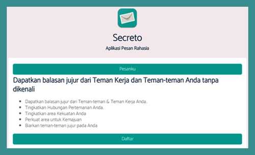 Cara Menggunakan Secreto Site Untuk Kirim Pesan Rahasia